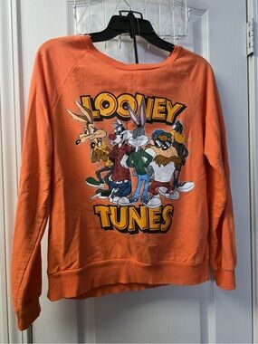 Warner Bros. Orange Looney Tunes Graphic Sweatshirt for Kids